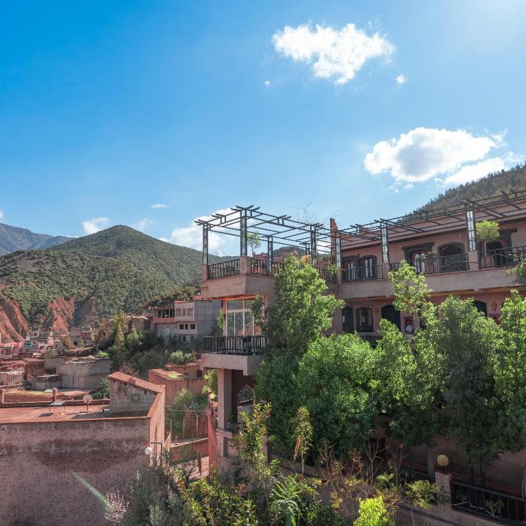 Dar Soulaimane — Vue sur la vallée de l'Ourika