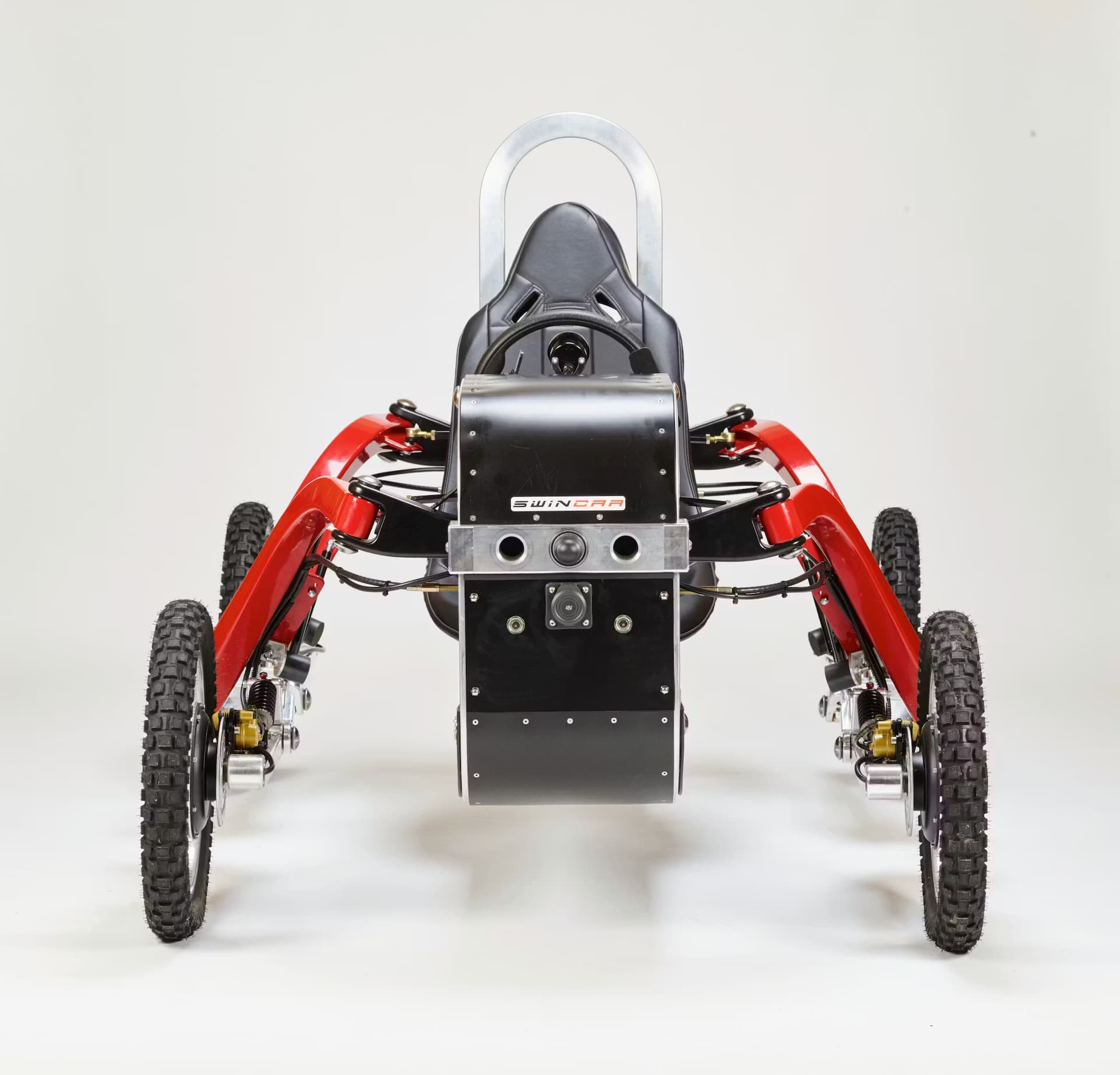 Swincar e-Spider — système pendulaire en action