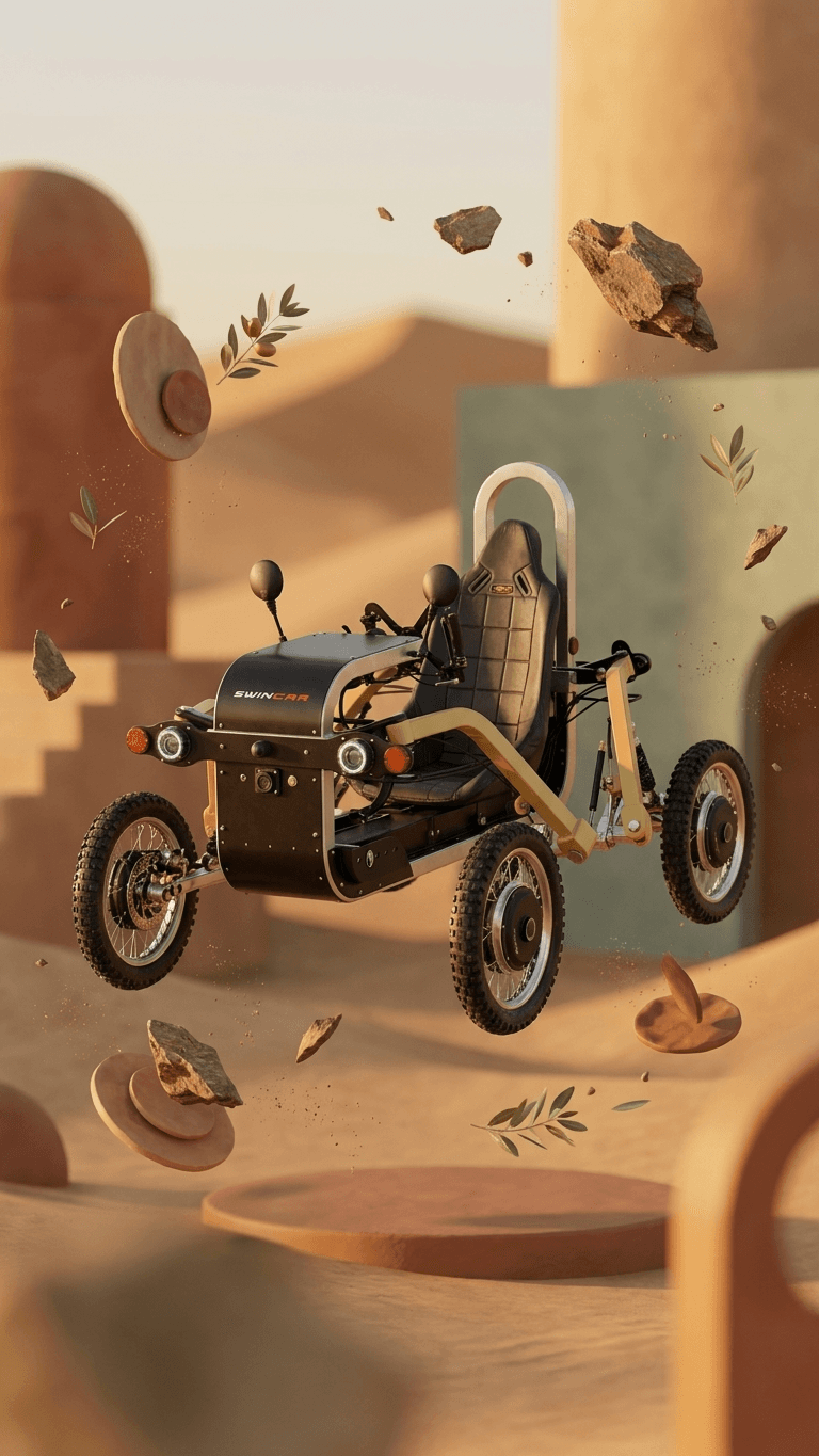 Atlas Swincar — Aventure électrique Maroc